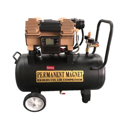 China OIL-LESS 1500W Brushless Air Compressor, Portable Quiet Dental Oil Free 110v or 220v with 36L Air Tank 2HP Air Compressor GDY-991 for sale