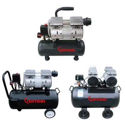 China Silent Oil Free Air Compressor, 550w/50HZ Quiet Oil Free Portable Air Compressor with 9 LAir Tank, Piston Air Compressor GDY601-9L for sale