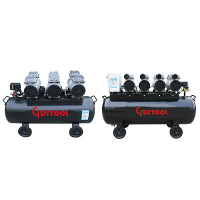 China GDY Oil Free Factory Style Portable Mini Air Compressors Oil Free GDY603-70L/GDY604-120L Piston 70/120 Liter 220V50Hz for sale