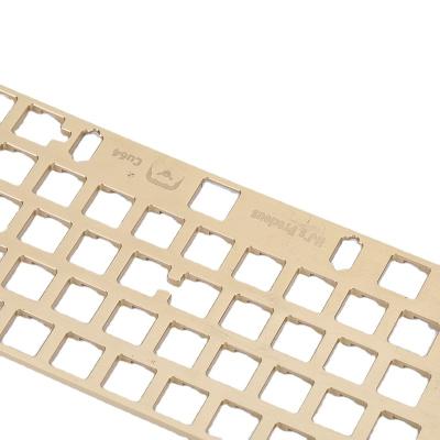 China Multicolor High Detail Anodizing Aluminum Keyboard Case Plate CNC Machining Mechanical Keyboard Frame for sale