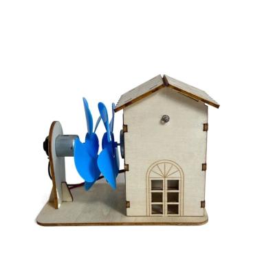 China Wooden Jigsaw Jigsaw Jigsaw Jigsaw DIY Wind Generator Stuffed Toy Children Splicing Wooden High Quality Custom for sale