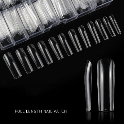 China French Square XXL Lengthened False Nails Full Sheets Non-marking Nails for sale