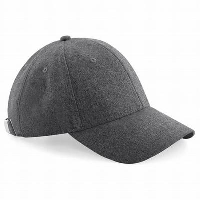 China breathable & 60% Polyester 40% WOOL Felt Melton 6 Waterproof Custom Panel Structured Baseball Cap Hat for sale