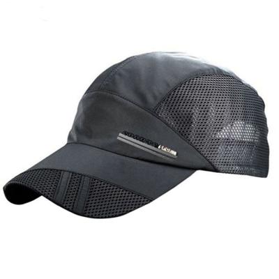 China breathable & 100% Polyester Waterproof Custom Fit Outdoor Dry Fit Sports Fashion Running Baseball Hats 100% for sale