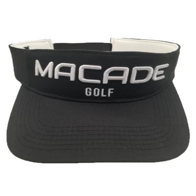 China 2021 Fashion TENNIS Dry Fit WHOLESALE Dry Fit 100% Polyester Golf Sports Outdoor Sun Visor With 3D Embroidery for sale