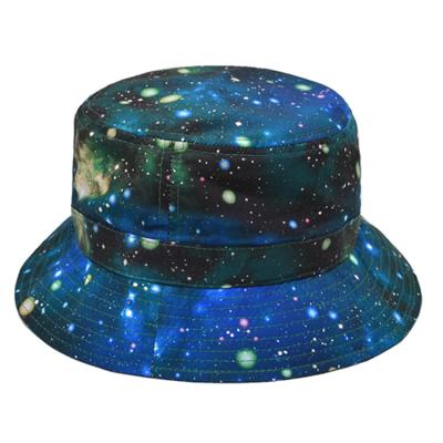 China High quality custom character logo galaxy bucket luxury fuzzy hat for women and men for sale