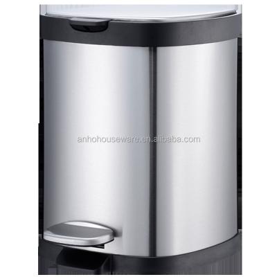 China Sustainable Household 6L Square Foot Pedal Waste Bin / Trash Can / Rubbish Bin for sale