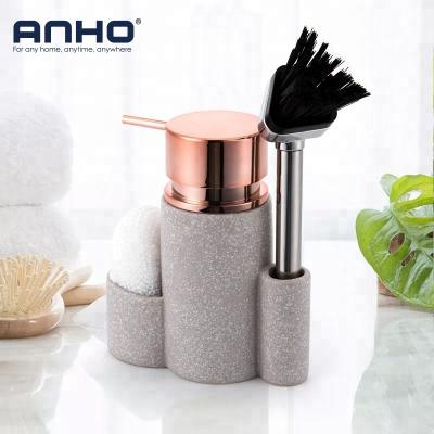 China Foam Soap Dispenser ANHO Hot Selling Ceramic Soap Dispenser For Kitchen for sale