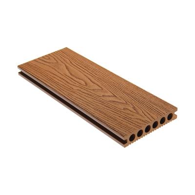 China Modern Composite Materials Wood Plastic Easy Installation Solution Exterior Wpc Scratch Decking Like 3D Pool DECK WPC Wood Flooring for sale