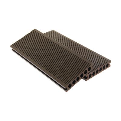 China Recyclable Engineered Decking wpc Wood Plastic Composite Outdoor Decking Flooring Tile Wooden Floor Panels for sale