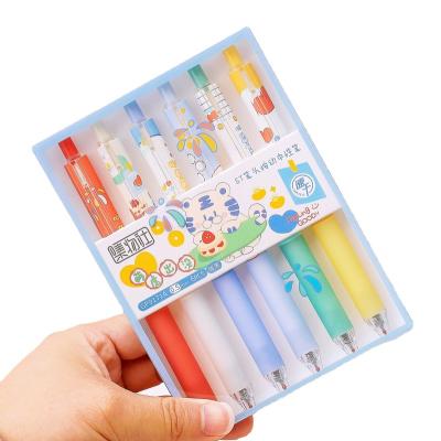 China New Hot Selling Normal Gel Pen Set Cartoon Student Stationery Office 0.5mm Large Capacity Writing Smooth No Broken St Pen Ink Set for sale