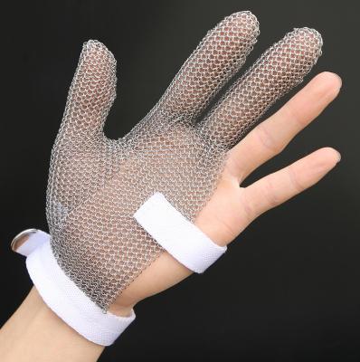 China Cheap Gloves , JARVIS Mesh Anti-cutting Glove / Chainmail Heavy Duty Large Gloves for sale