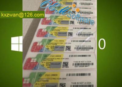 China DHL Shipping Windows 10 Professional Retail Key OEM Pack Available for sale