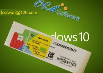 China Online Activation Windows 10 Coa Sticker Retail Key Apply To PC Laptop for sale