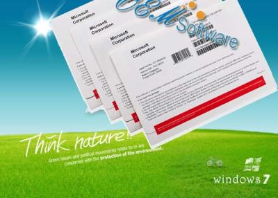 China Global Area Windows 7 Professional Box , Online Activation Key Coa Sticker Available for sale