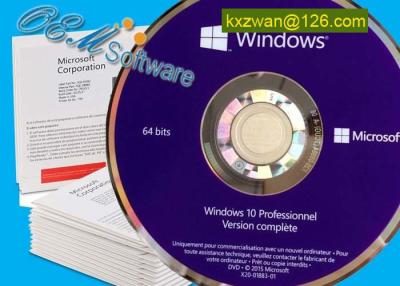 China Aktivierungs-on-line--Windows-10 Hauptkasten-englische Paket-Sprache soem-Schlüssel-DVD zu verkaufen