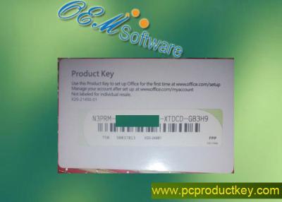 China Original Office 2016 Fpp Key , Office 2021 Pro plus Plus Retail Key Card Dvd Box Pkc for sale