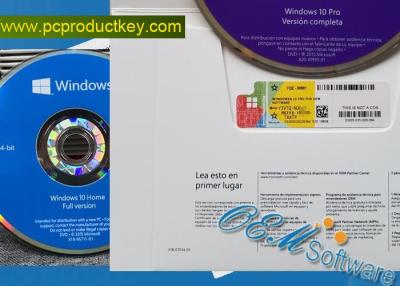 China Ursprüngliche Kleinlizenz-Windows-10 Probit Dvd-Kasten soem-Satz-64 zu verkaufen