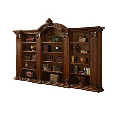 China Mid Century Modern Design Style Classic Shape Can Be Customized Solid Wood Display Cabinet Bookcase for sale