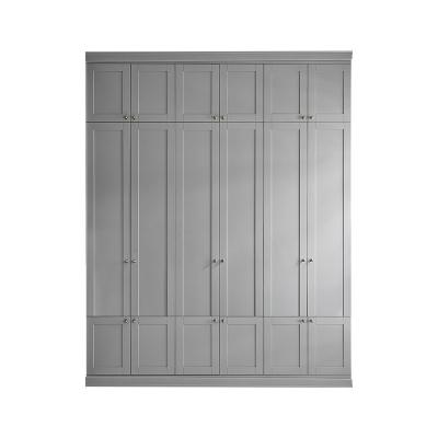 China Solid Color Expandable Scandinavian Minimalist Customizable Cabinet Style Modern Wardrobe for sale