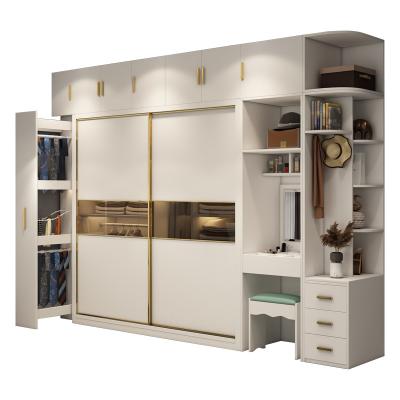 China Multifunctional and Expandable Expandable Sliding Closet Doors Bedroom Wardrobe Cabinet for sale