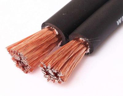 China Industrial Wholesale Rubber Insulated 25mm 35mm 50mm 70mm Flexible 95mm Copper Battery Cable Electric Welding Wire For Welding Machine for sale