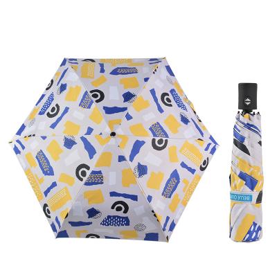 China Minimalist Umbrella 3 Times UV Sublimation Rain Sun Umbrella Full Automatic Carbon Windproof Portable Umbrellas for sale