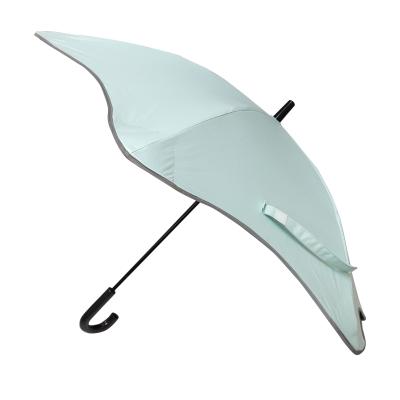 China Children's Reflective Brand Umbrella Blunt Black Coating Round Corner Children's Straight Small Umbrella Children for sale