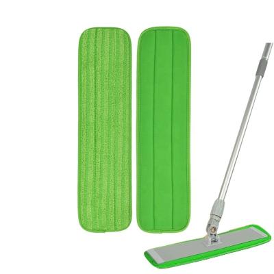 China Microfiber Viable Floor Mop Pad Cleaning Fit For 18 Inch Dust Apartment Wipe Main Washable Reusable Floor Mop Head Sweep Replacements for sale