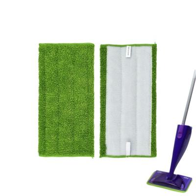 China Viable Easy Attach And Remove Reusable Swiffer Wetjet Fit Mop Or 30X15cm Mop For Floor Clean Thick Microfiber Mop Heads Refill for sale