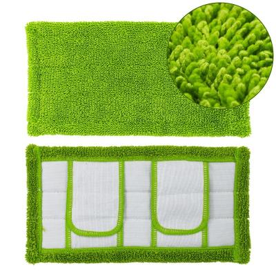 China Sustainable Reusable Pads Compatible with Swiffer Sweeper Wipes Reusable and Washable Sweeper Refills Mopping Cloths for Wet and Dry Sweeping for sale