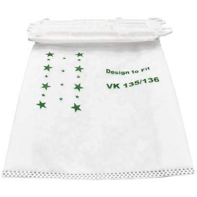 China Viable Replacement Microfiber Vacuum Cleaner Bags For Vorwerk Kobold 135 136 135 VK135 Dust Bags Replace Vacuum Cleaner Accessories for sale