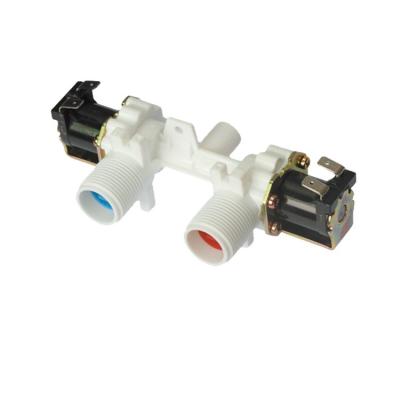 China General Micro Two Inlet One Outlet Solenoid Water Valve 3/4 24vdc for sale