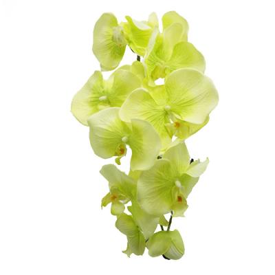 China QSLH-L00077 Lifelike Light Up Orchid Flower Moth Orchid Flower Artificial Butterfly Orchid Flower For Wedding for sale