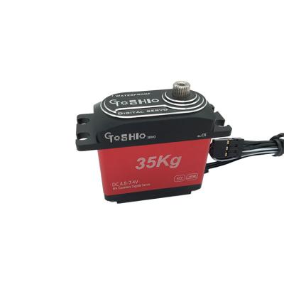 China Waterproof RC Model Toshio C5 35kg-cm 0.080sec Coreless Digital Rc Servo For Rc Helicopter for sale