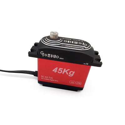 China High Torque 45kg DC4.8v-7.4v Metal Gear Digital Servo Motor For RC C6 Model Remote Control for sale