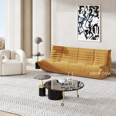 China Modern modern velvet sectional sofa set furniture single lazy two seater sofa living room sofas for sale