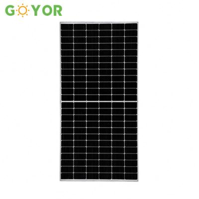 China Goyor Solar Power System Mono Solar Panel 560W 550W 540W 530w Mono Cells 182mm High Efficiency Quality for sale