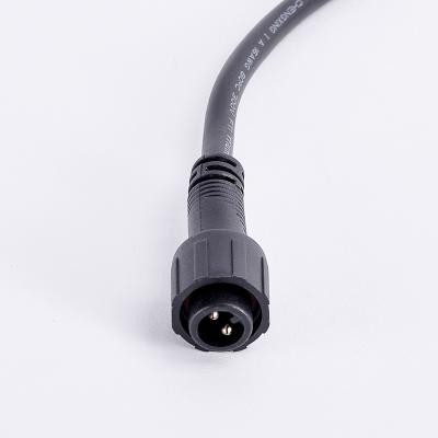 China Flame retardant Custom High Quality Electric Wire 2 pin M15 cable Male Female IP65 IP67 IP68 M5 Waterproof Connector for sale