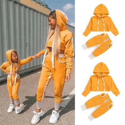 China LFQ-755 2021 boutique girl's autumn casual clothing 2 piece sets kids clothes set girls fashion kids clothing wholesale china for sale