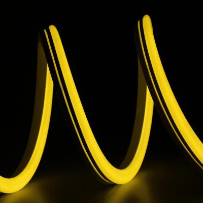 China Energy Saving Neon Light Lemon Yellow Waterproof Custom Flexible 24V Neon Rope Maker Led Strip Light for sale