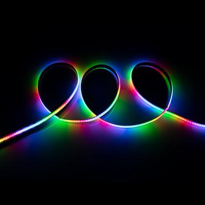 China Theme Park High Density Spot 240leds/m Dream Free Wide Color DC 5V 12mm Digital Cob LED Flexible Strip for sale