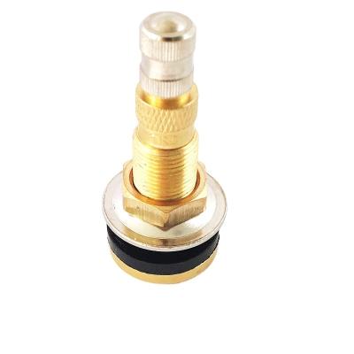 China For Agricultural Tractors Tire Valve Heavy Truck Metal Tubeless Brass Flange-in Stem Brass Tire Valve For TR618A for sale