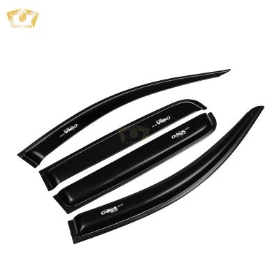 China Decoration+Protection For Toyota Vigo 2005-2015 To Matte Black Car 4 Doors Window Sun Visor Acrylic Plastic Rain Shield for sale