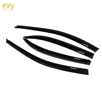 China High Quality Acrylic Plastic Car Window Guard Sun Visor Rain Shield For Toyota Corolla Altis 2006-2016 for sale