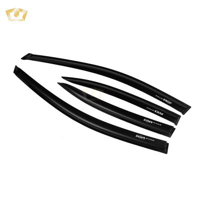 China Decoration+Protection For 2016 Toyota Vios 2007-2019 High Quality Acrylic Plastic Car Window Sun Shade Rain Shield for sale