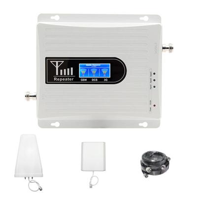 China Home Office Farm Hotel Mobile Boat 4G Signal Booster / Repeater / Amplifier / Extender 900 1800 2100Mhz for sale