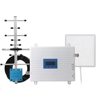 China BadPhoneSignalArea Tri Band Signal Booster 900 1800 2100Mhz B8 B3 B1 GSM 2G 3G 4G LTE Repeater for sale