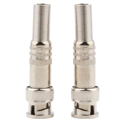 China RF 75-5 Solderless Pure Copper Solderless Connector BNC Head Q9 Head Q9 Video Surveillance Accessories Connector for sale