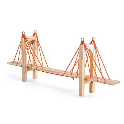 China Inspire the young mind; Know School Lesson BEND 2021 New Design Educational Educational Models DIY Science Toys Suspension Bridge for sale